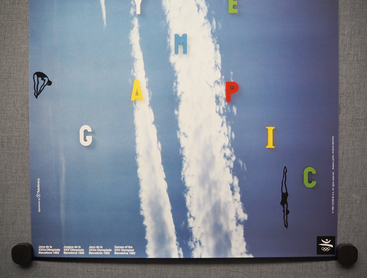 1992 Summer Olympic Games Barcelona (Official Poster) by América Sánchez - Original Vintage Poster