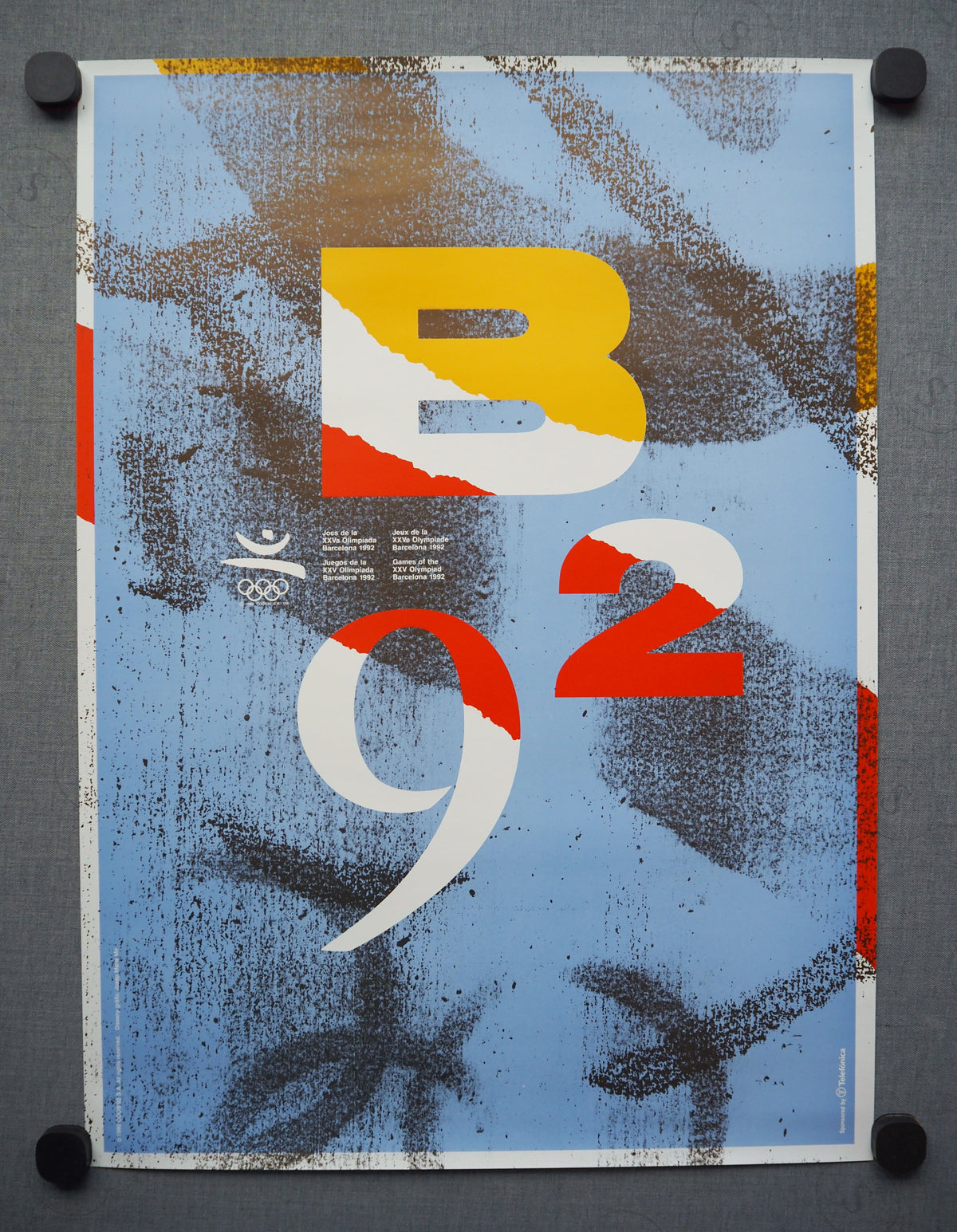 1992 Summer Olympic Games Barcelona (Official Poster) by Josep Maria Mir - Original Vintage Poster