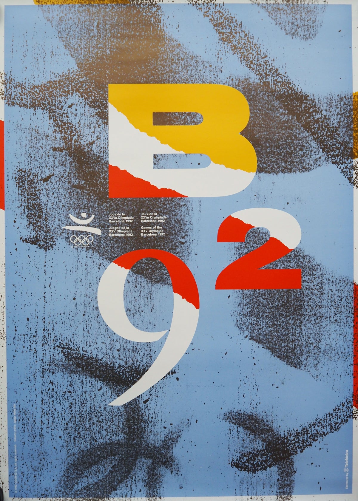 1992 Summer Olympic Games Barcelona (Official Poster) by Josep Maria Mir - Original Vintage Poster