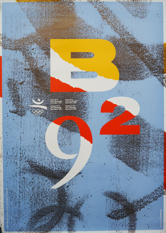 1992 Summer Olympic Games Barcelona (Official Poster) by Josep Maria Mir - Original Vintage Poster