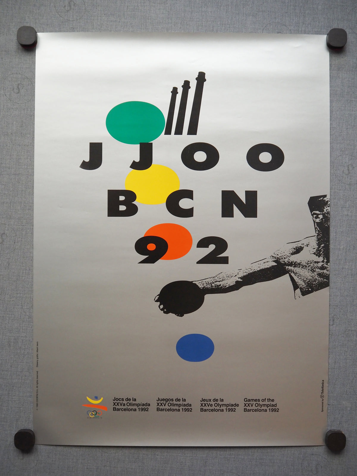 1992 Summer Olympic Games Barcelona (Official Poster) by Albert Istern - Original Vintage Poster