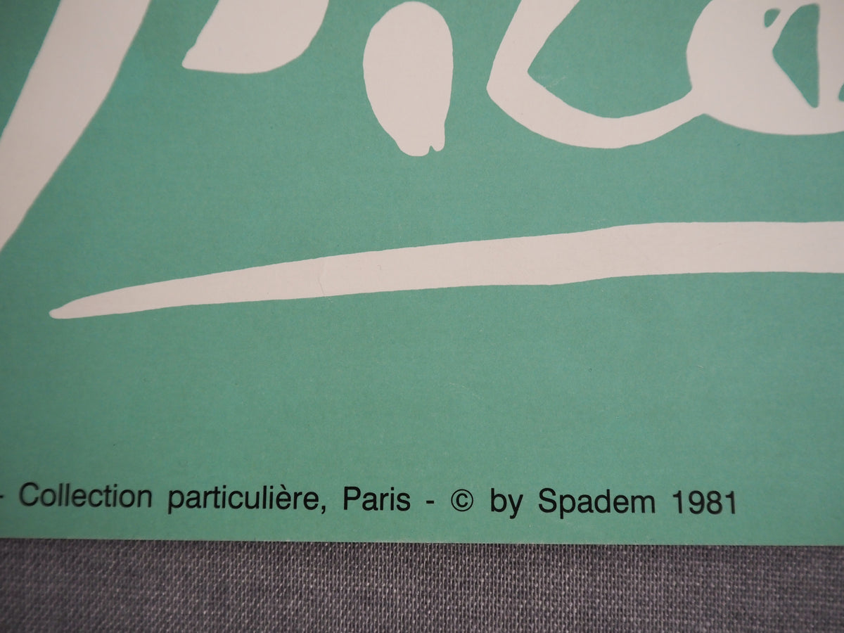 1981 Picasso Nu de dos, Paris - Original Vintage Poster