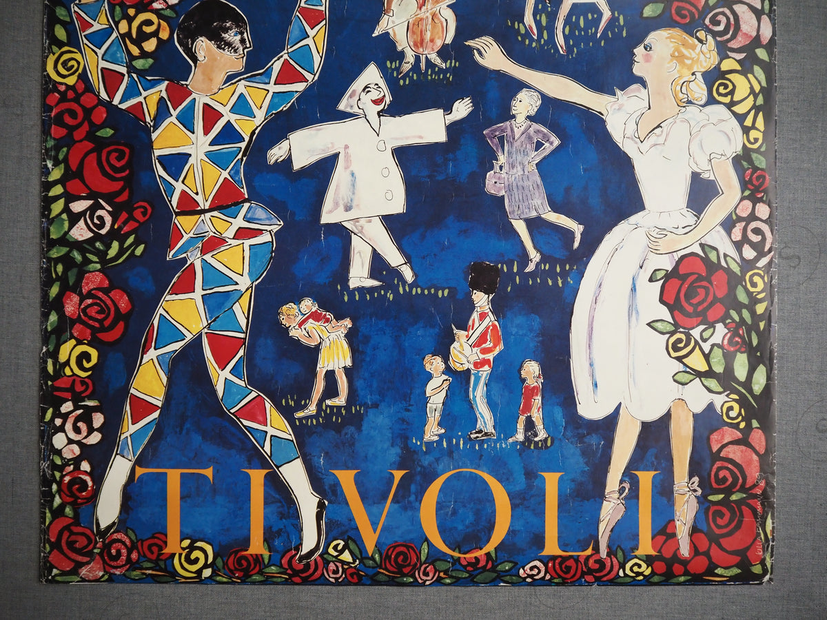 1989 Tivoli Gardens by Ulla Kampmann - Original Vintage Poster