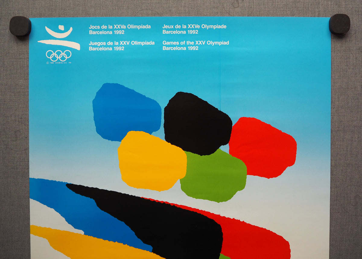 1992 Summer Olympic Games Barcelona (Official Poster) by Arcadi Moradell - Original Vintage Poster