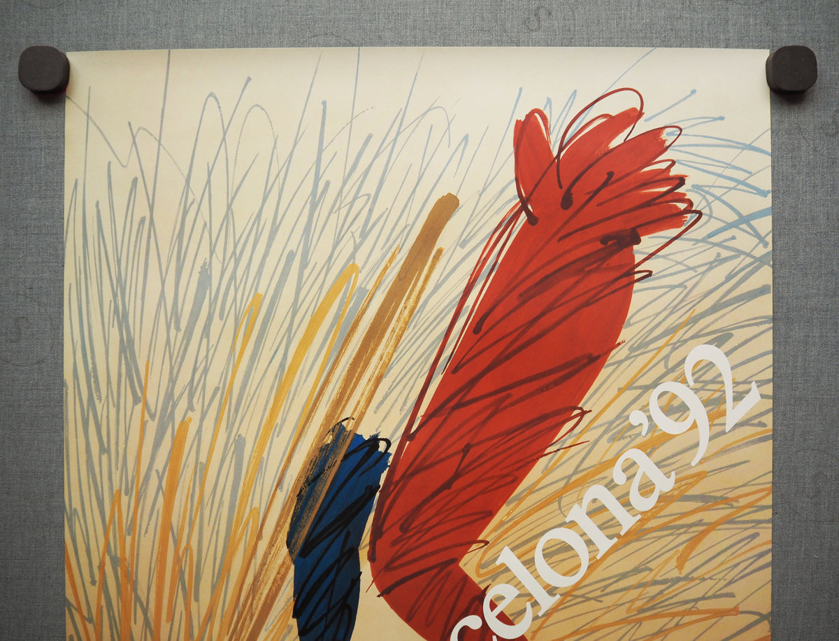 1992 Summer Olympic Games Barcelona (Official Poster) by Enric Huguet - Original Vintage Poster