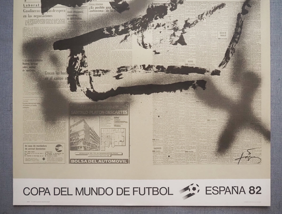 1982 World Cup Spain (Barcelona) - Original Vintage Poster