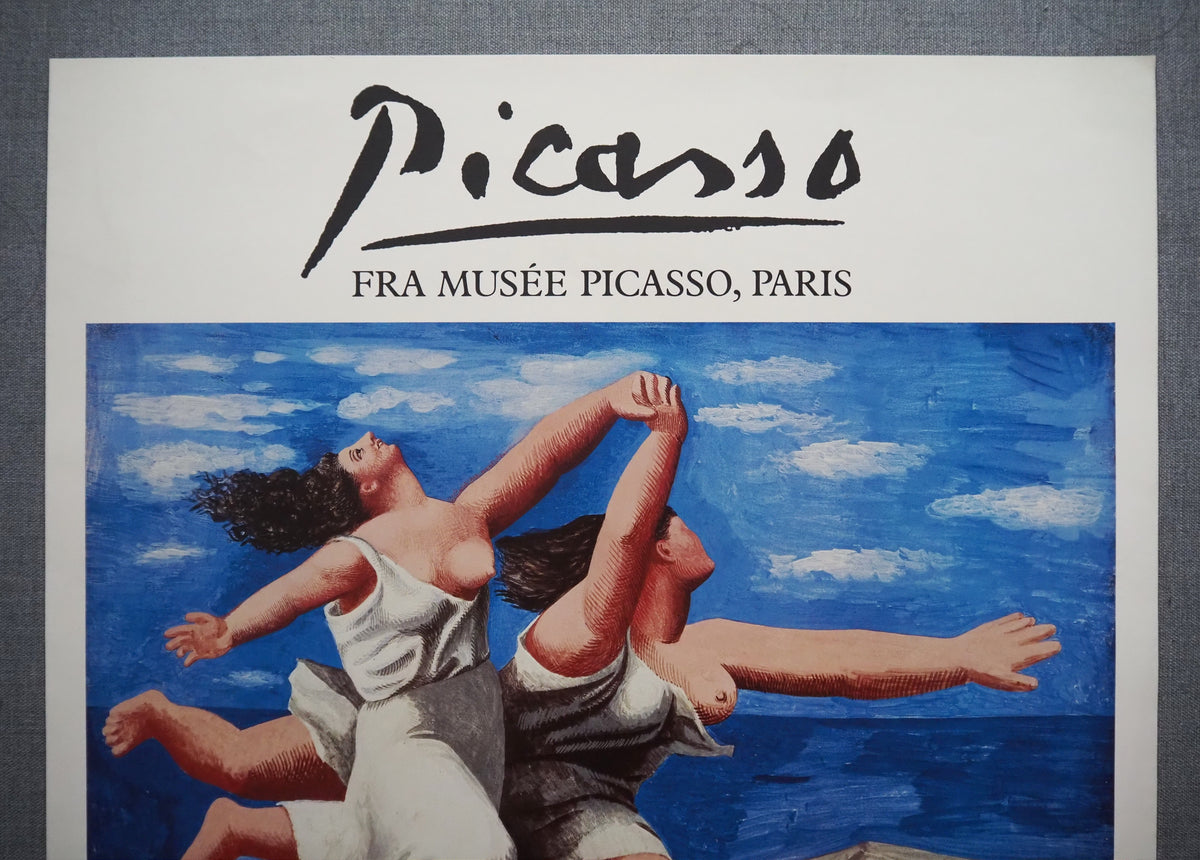 1981 Piccaso Deux Femmes Courant Sur la Plage at Louisiana Museum of Modern Art - Original Vintage Poster