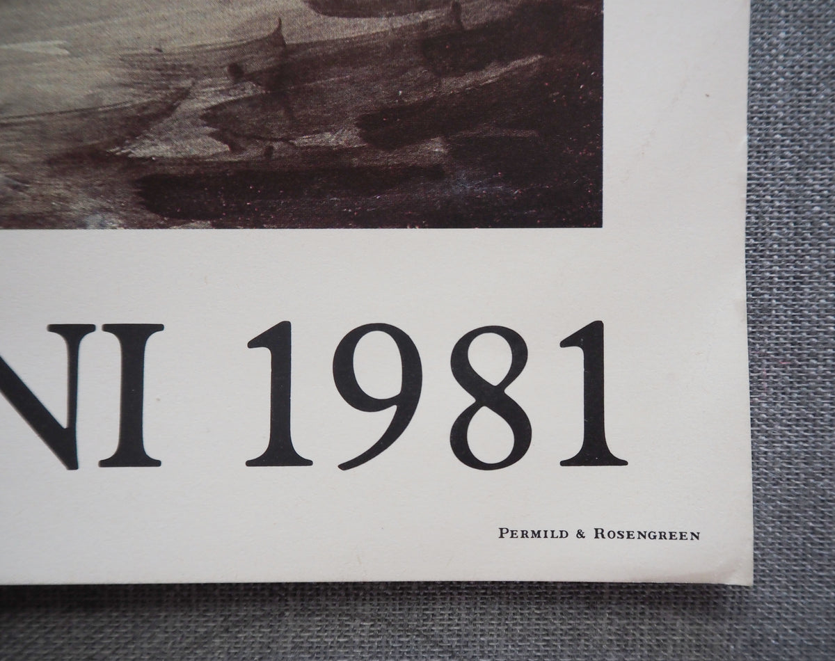 1981 Piccaso Deux Femmes Courant Sur la Plage at Louisiana Museum of Modern Art - Original Vintage Poster