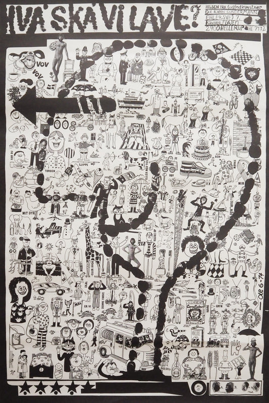 1974 What should we do? - Original Vintage Poster