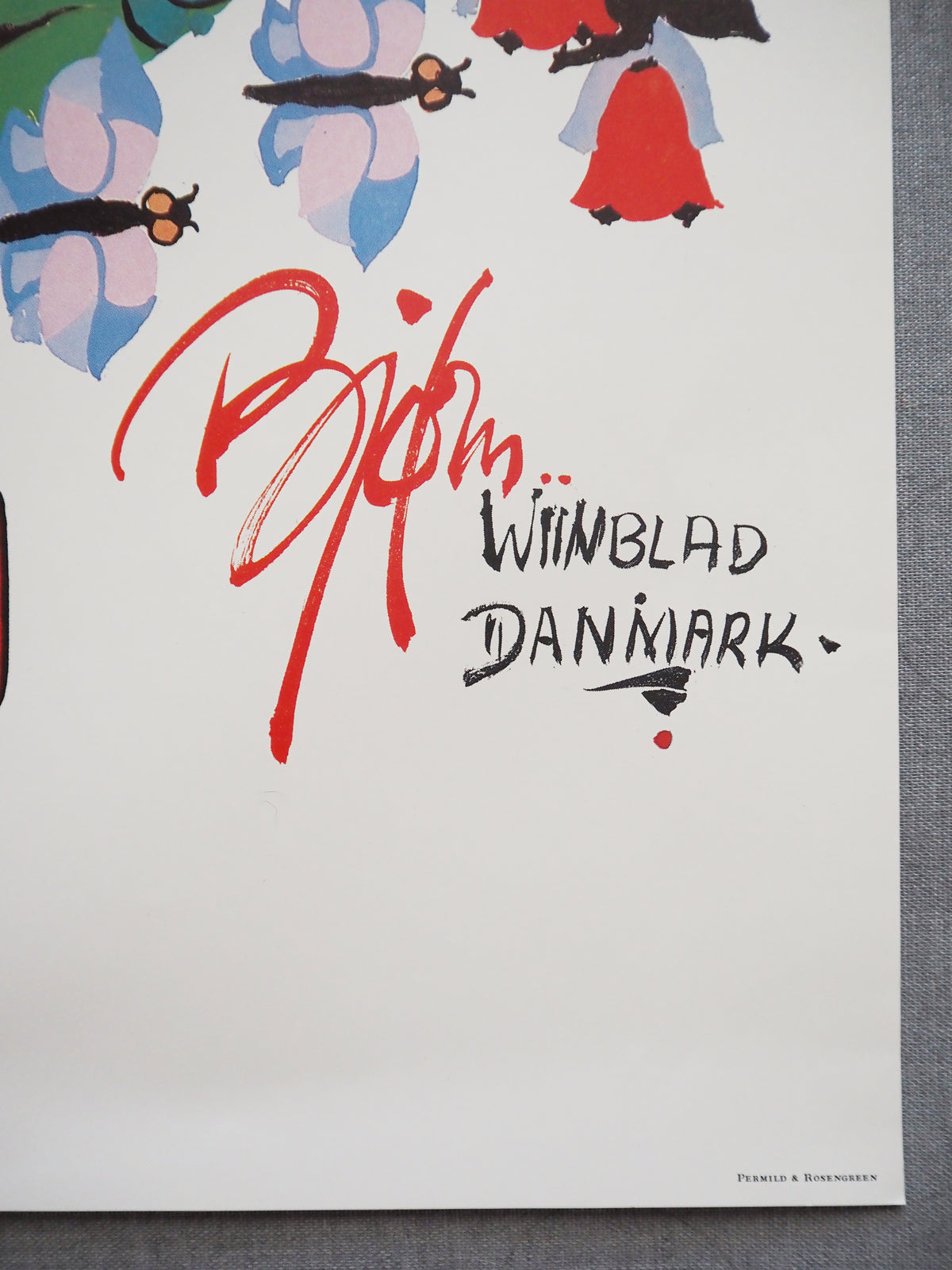 1986 Wiinblad For Every Child a Tree - Original Vintage Poster