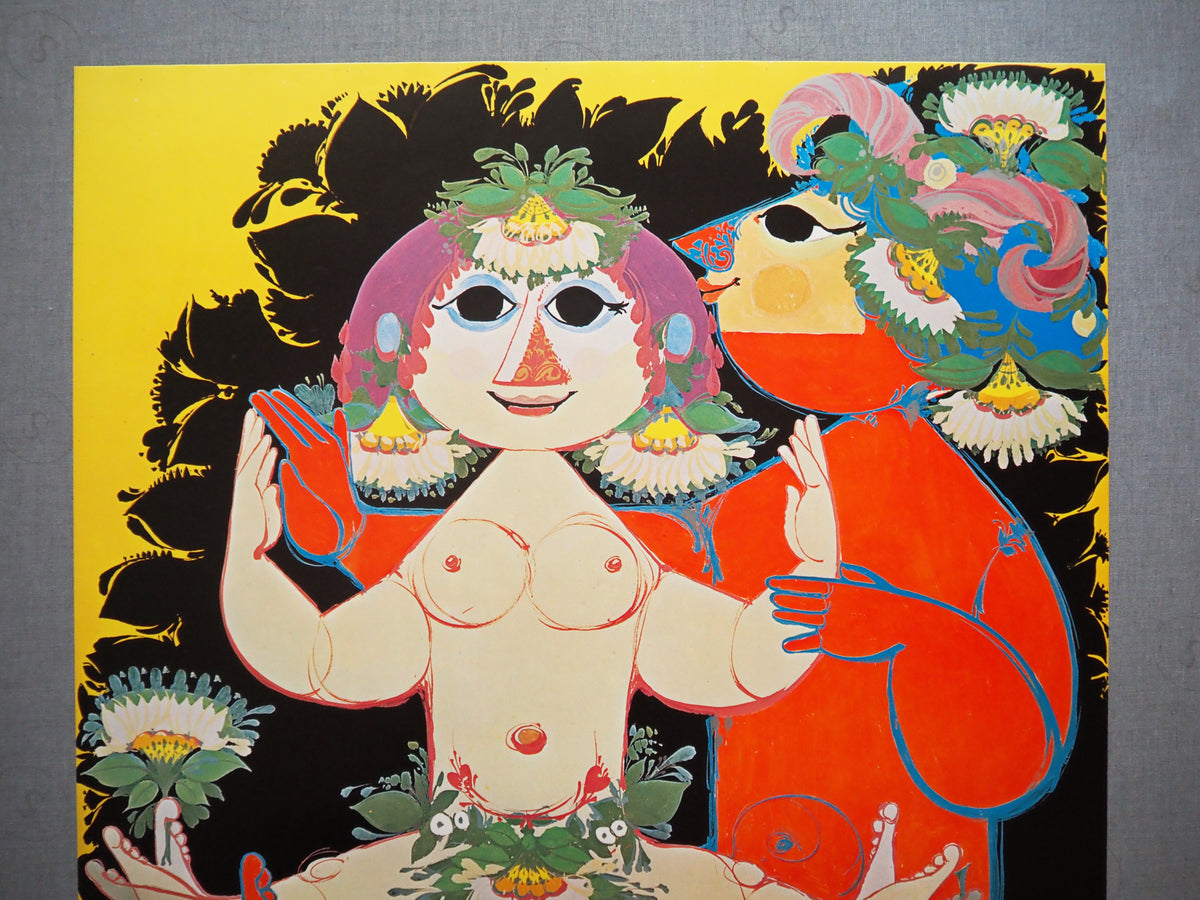 1973 Wiinblad Ballet Poster (Cramér Baletten) - Original Vintage Poster