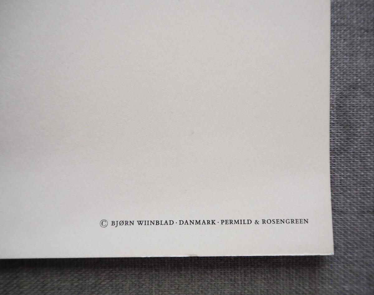 1963 Romeo & Juliet by Bjørn Wiinblad (sketch) - Original Vintage Poster