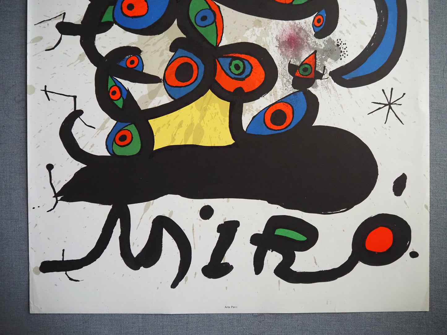 1970 Miro Galerie Maeght Exhibition Poster - Original Vintage Poster