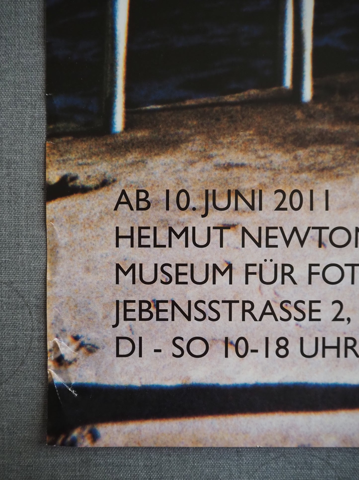 2011 Helmut Newton Foundation - Museum für Fotografie - Original Vintage Poster (Kopi)