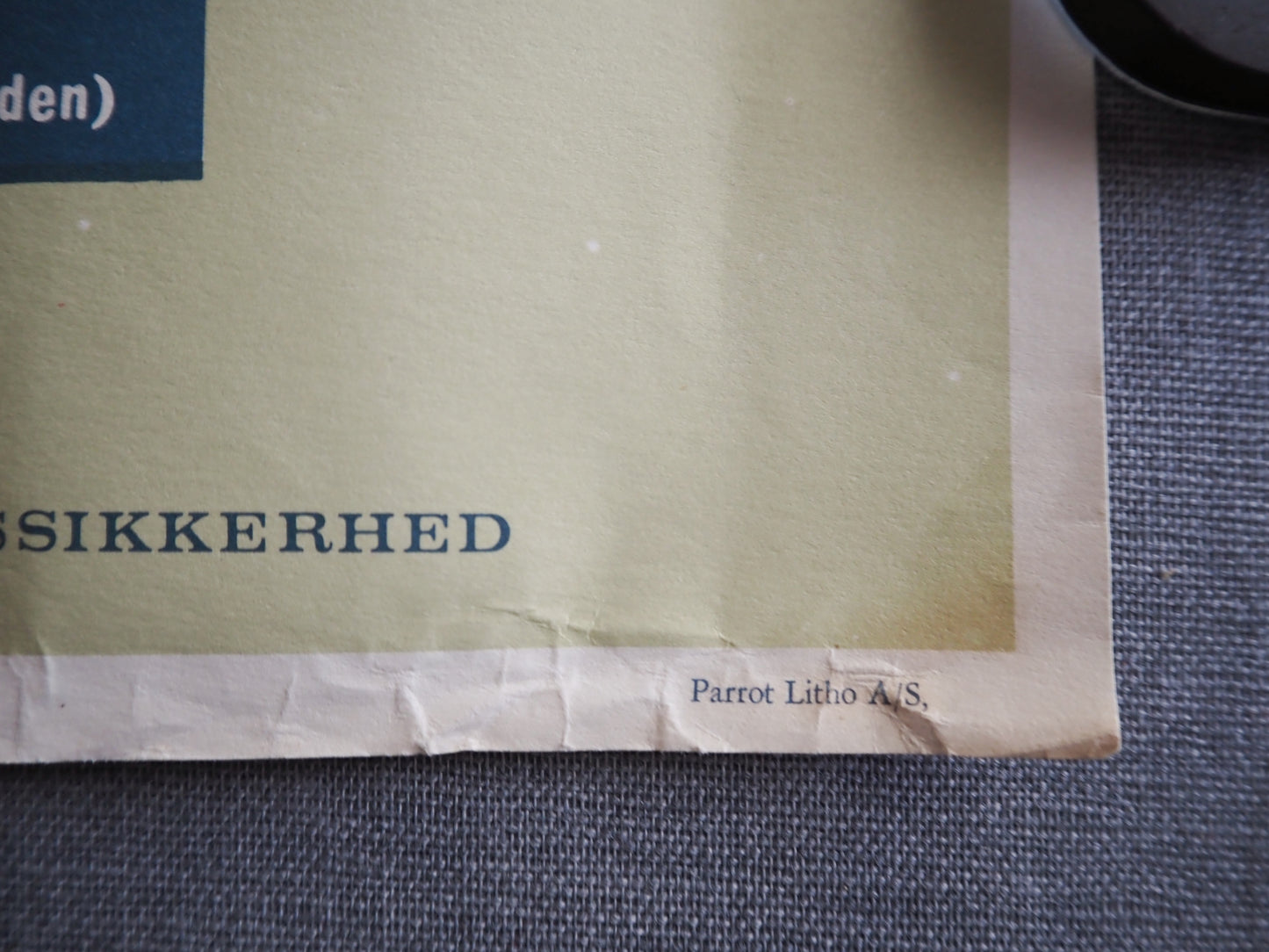 1969 Bicycle History & Safety Poster - Original Vintage Poster