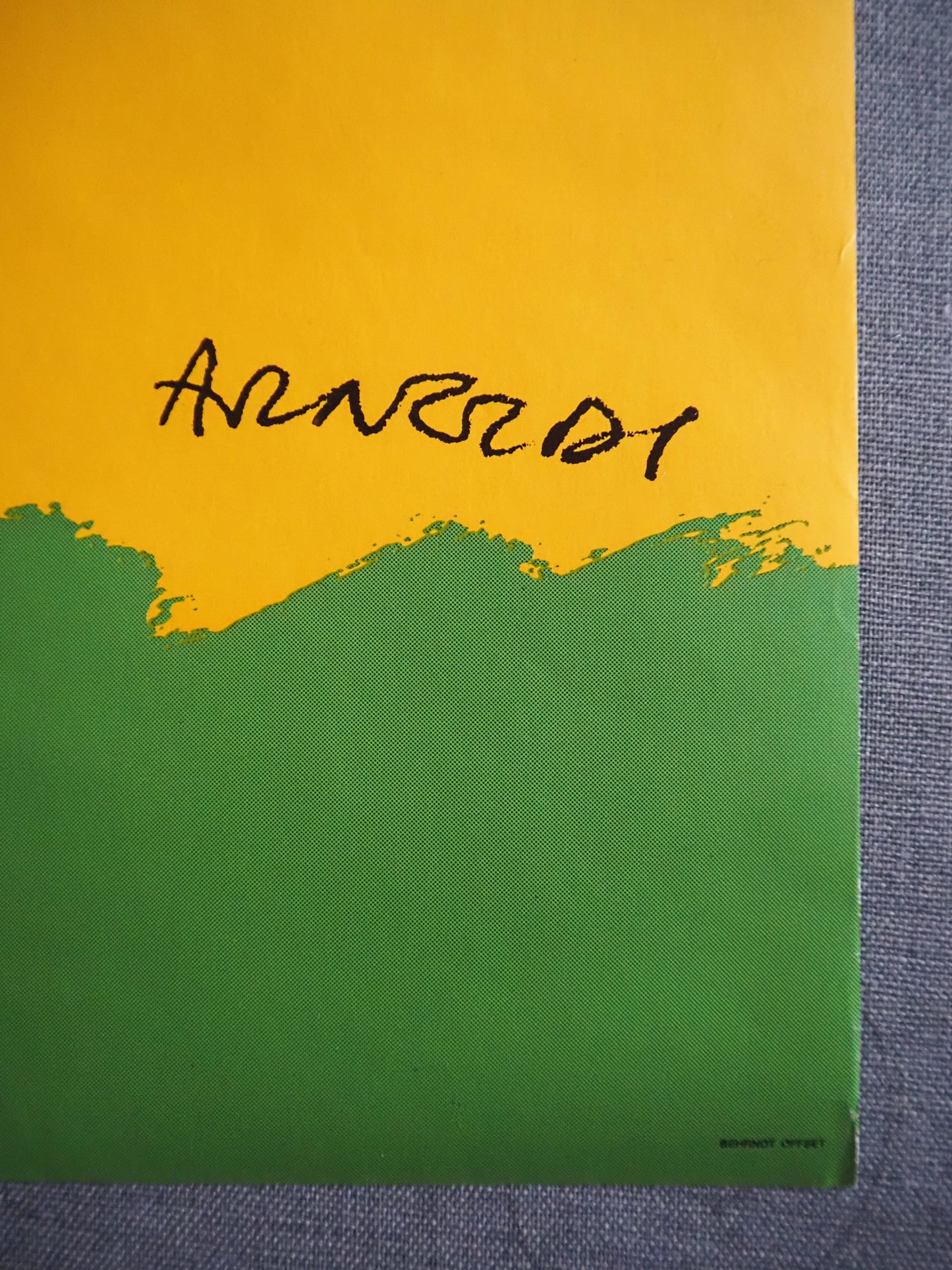 1975 Arnoldi Advertisement for Danish State Railways (Sun) - Original Vintage Poster