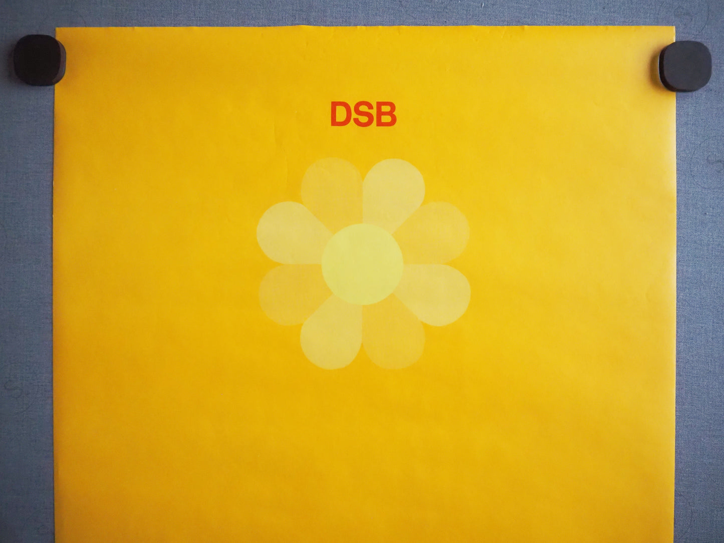 1975 Arnoldi Advertisement for Danish State Railways (Sun) - Original Vintage Poster