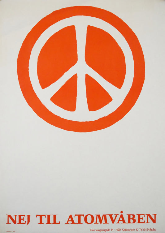 1968 Anti-Nuclear Poster - Original Vintage Poster