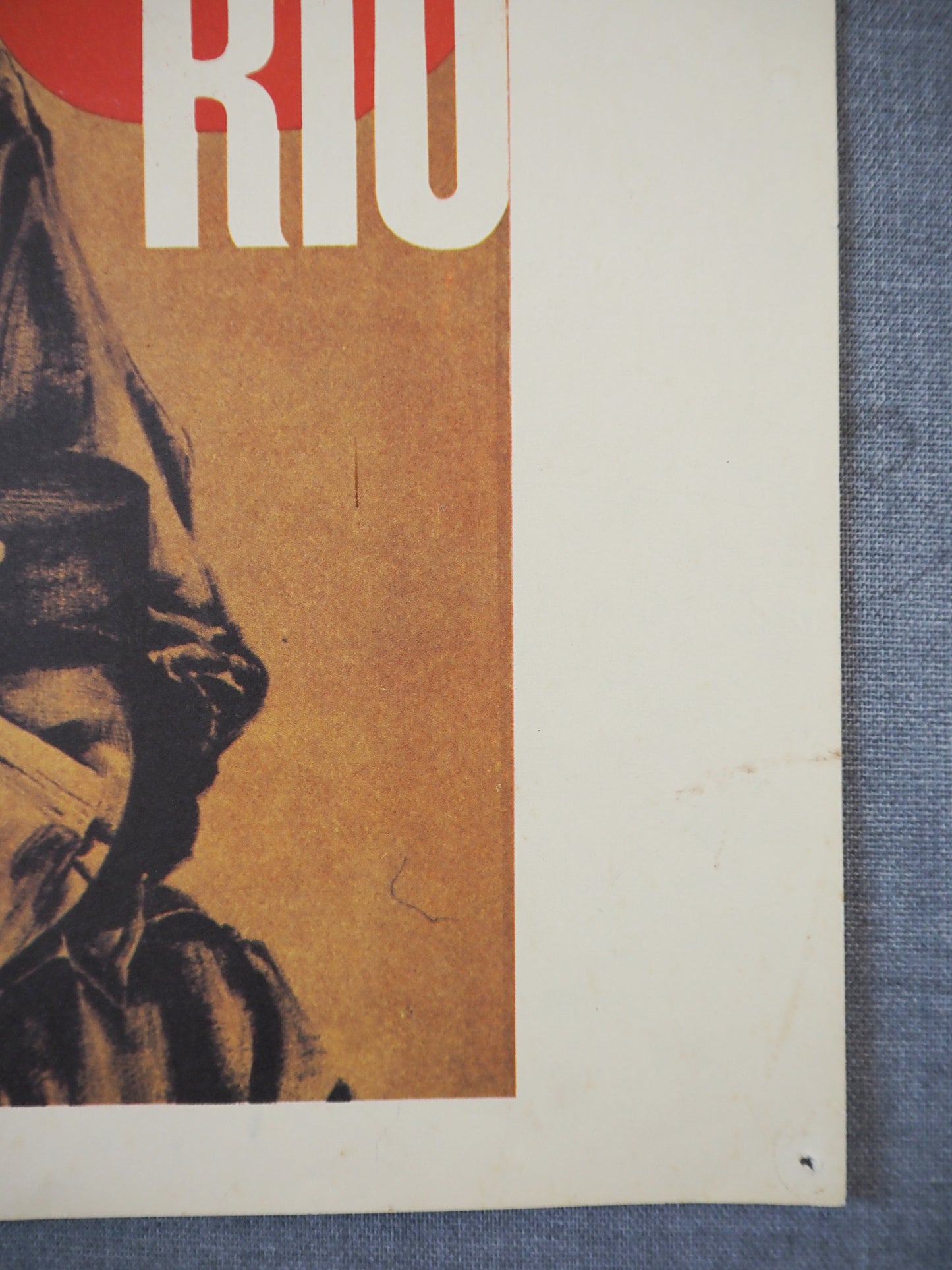 1965 Cuban Revolution Anniversary Poster - Original Vintage Poster