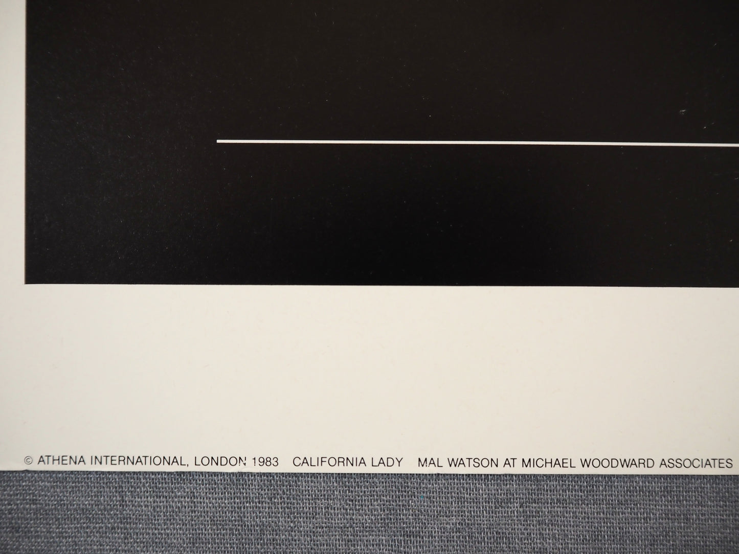 1983 California Lady by Mal Watson - Original Vintage Poster