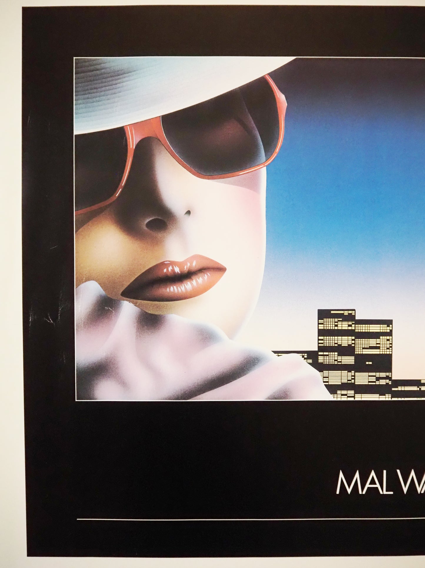 1983 Midnight Lady by Mal Watson - Original Vintage Poster