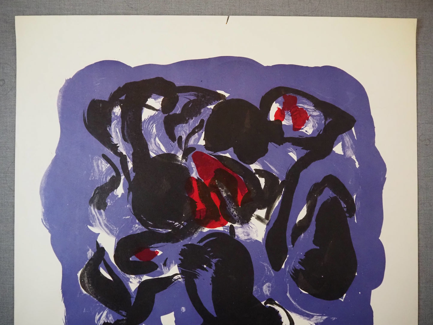 1986 Danish Modern Art Mogens Andersen - Original Vintage Poster