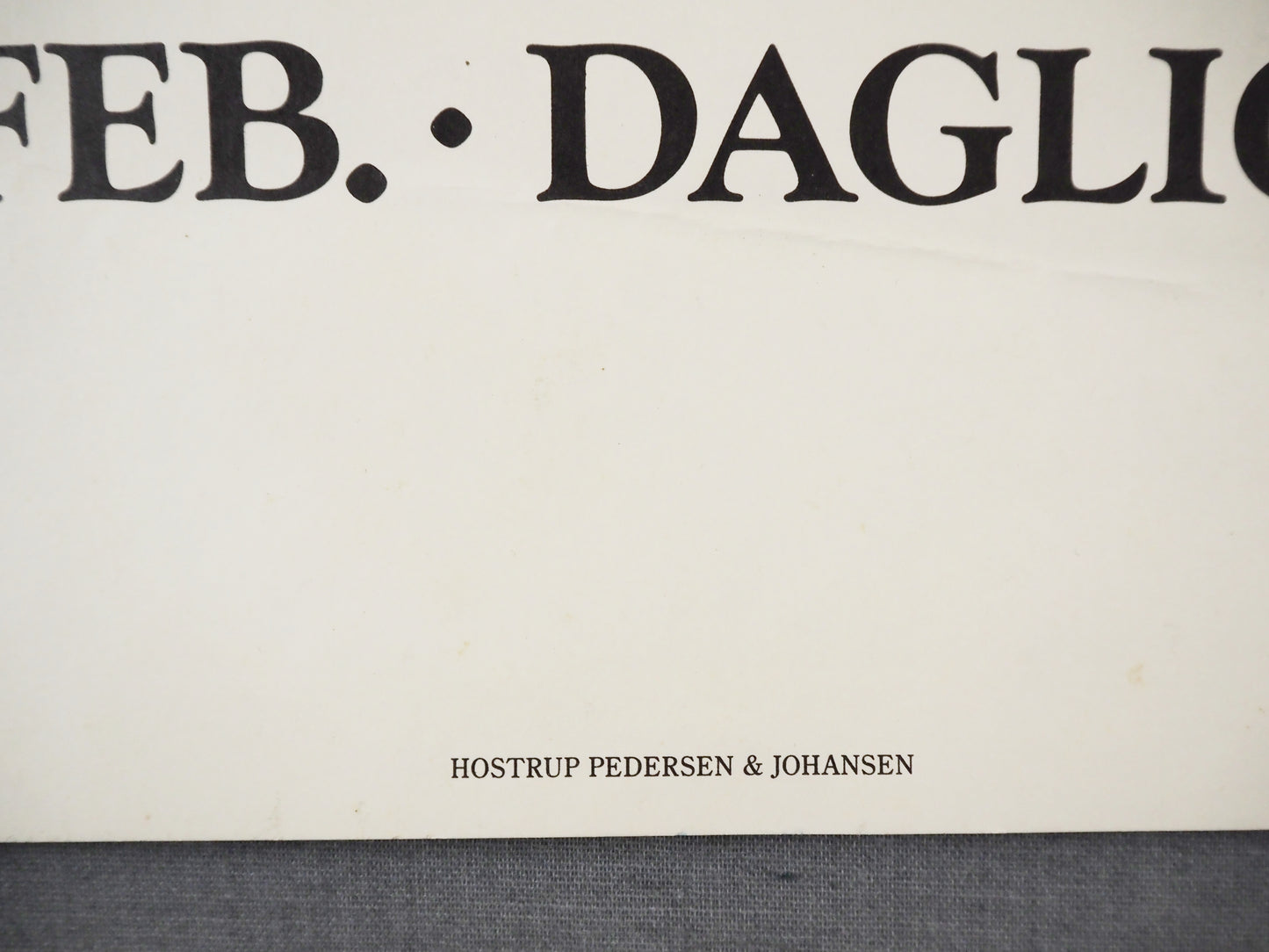 1986 Danish Modern Art Mogens Andersen - Original Vintage Poster