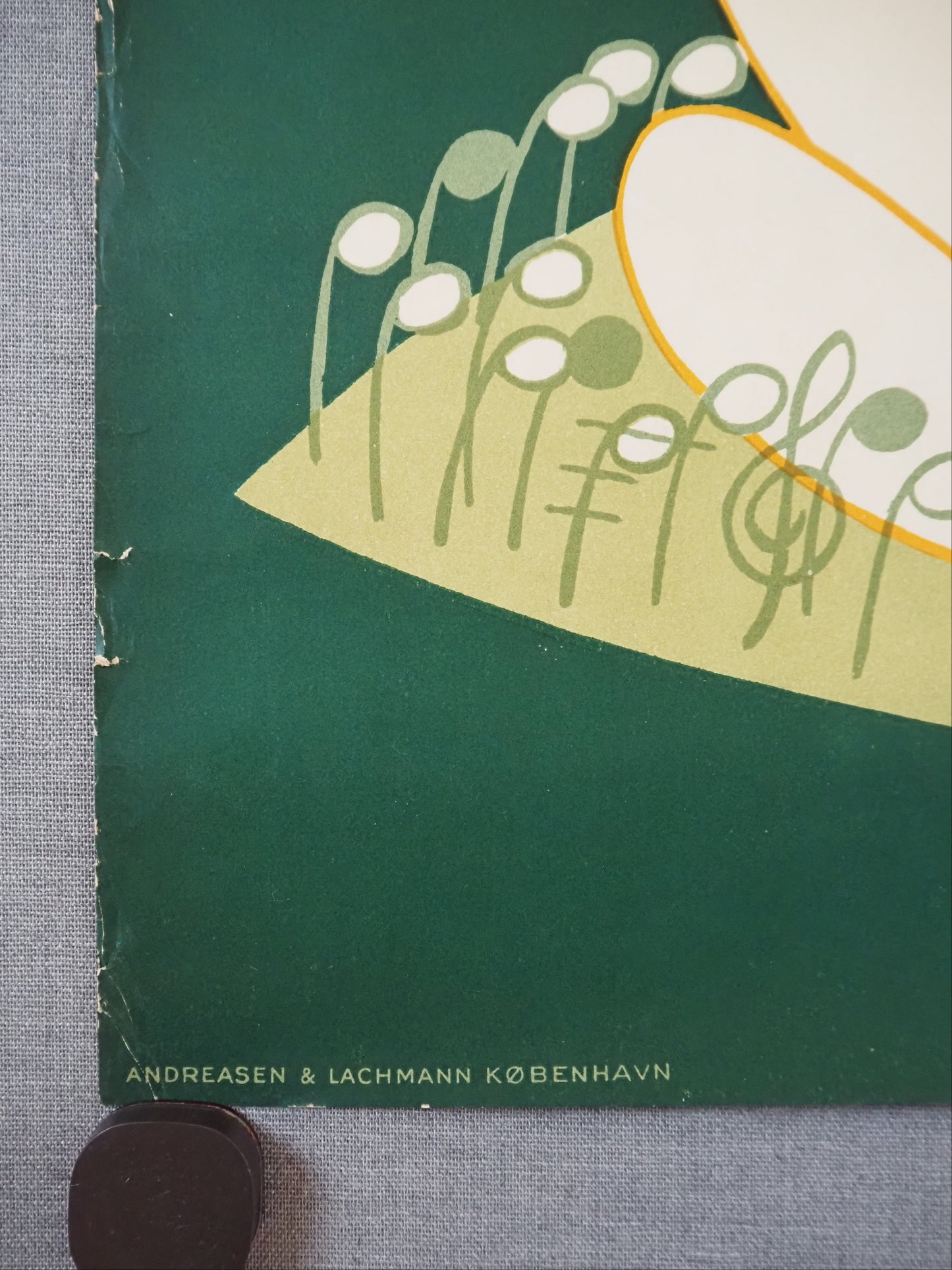 1952 Play Music Campaign by Arne Agerholm - Original Vintage Poster