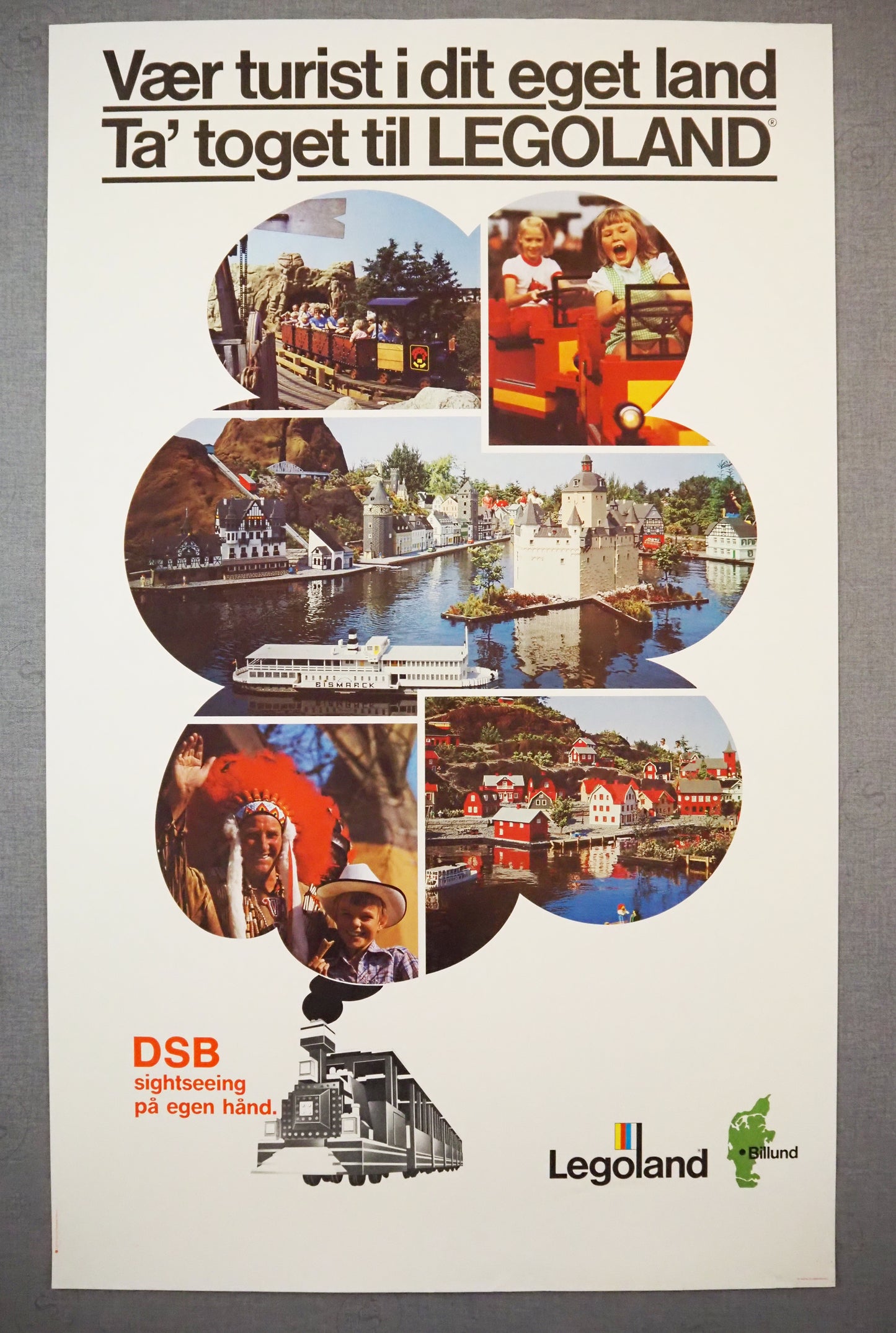1983 Legoland DSB Advertisement - Original Vintage Poster