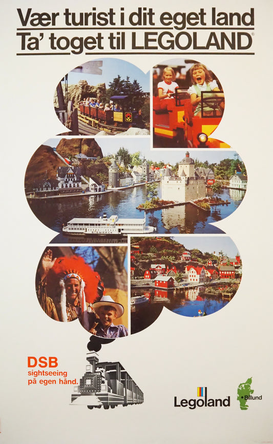 1983 Legoland DSB Advertisement - Original Vintage Poster
