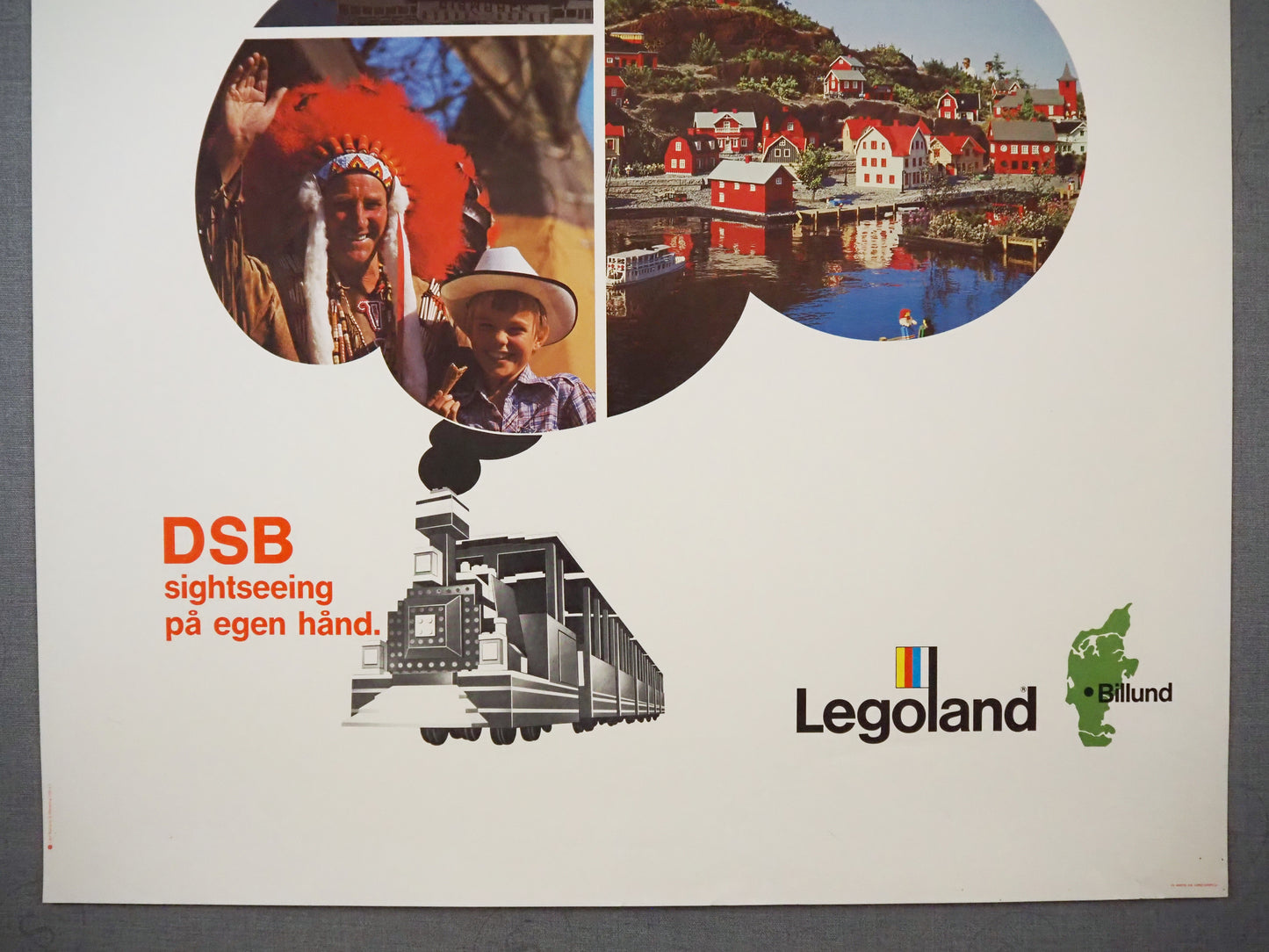 1983 Legoland DSB Advertisement - Original Vintage Poster