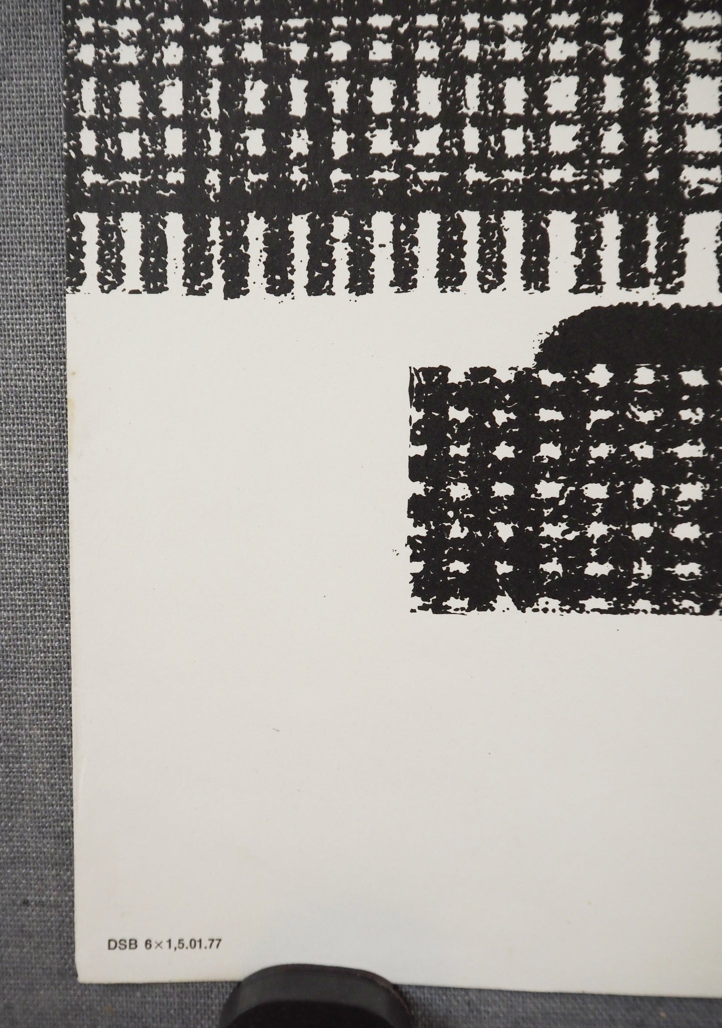 1977 Danish Railway Modernist Art 2 by Rasmus Nellemann - Original Vintage Poster