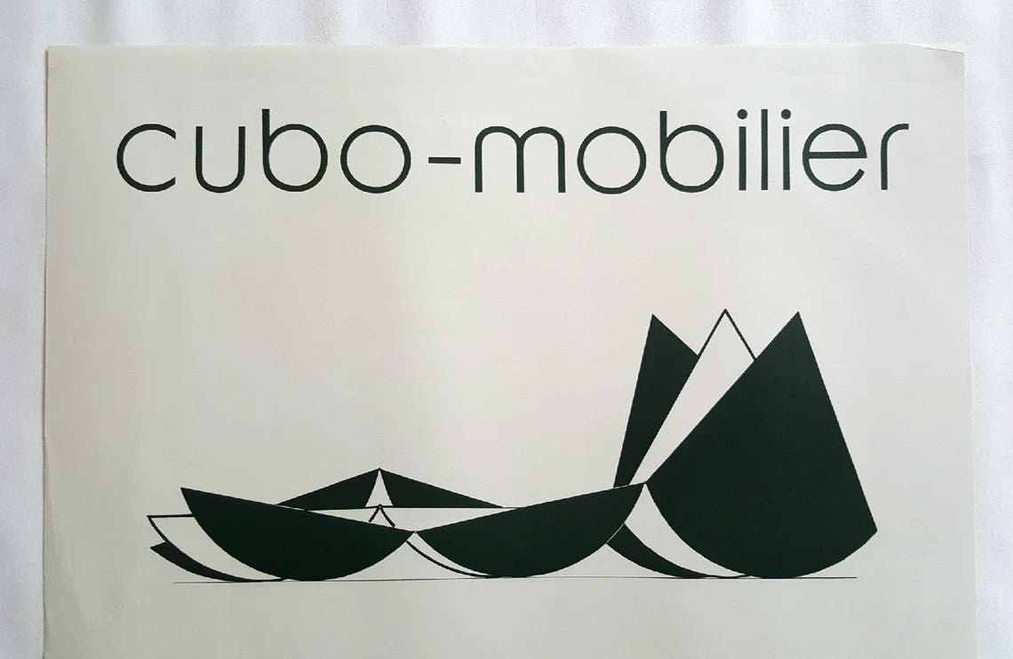 1971 Design of the Future Cubo Lounge Sofa - Original Vintage Poster