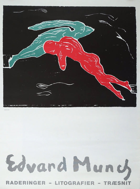 1981 Edvard Munch Exhibition Poster - Original Vintage Poster