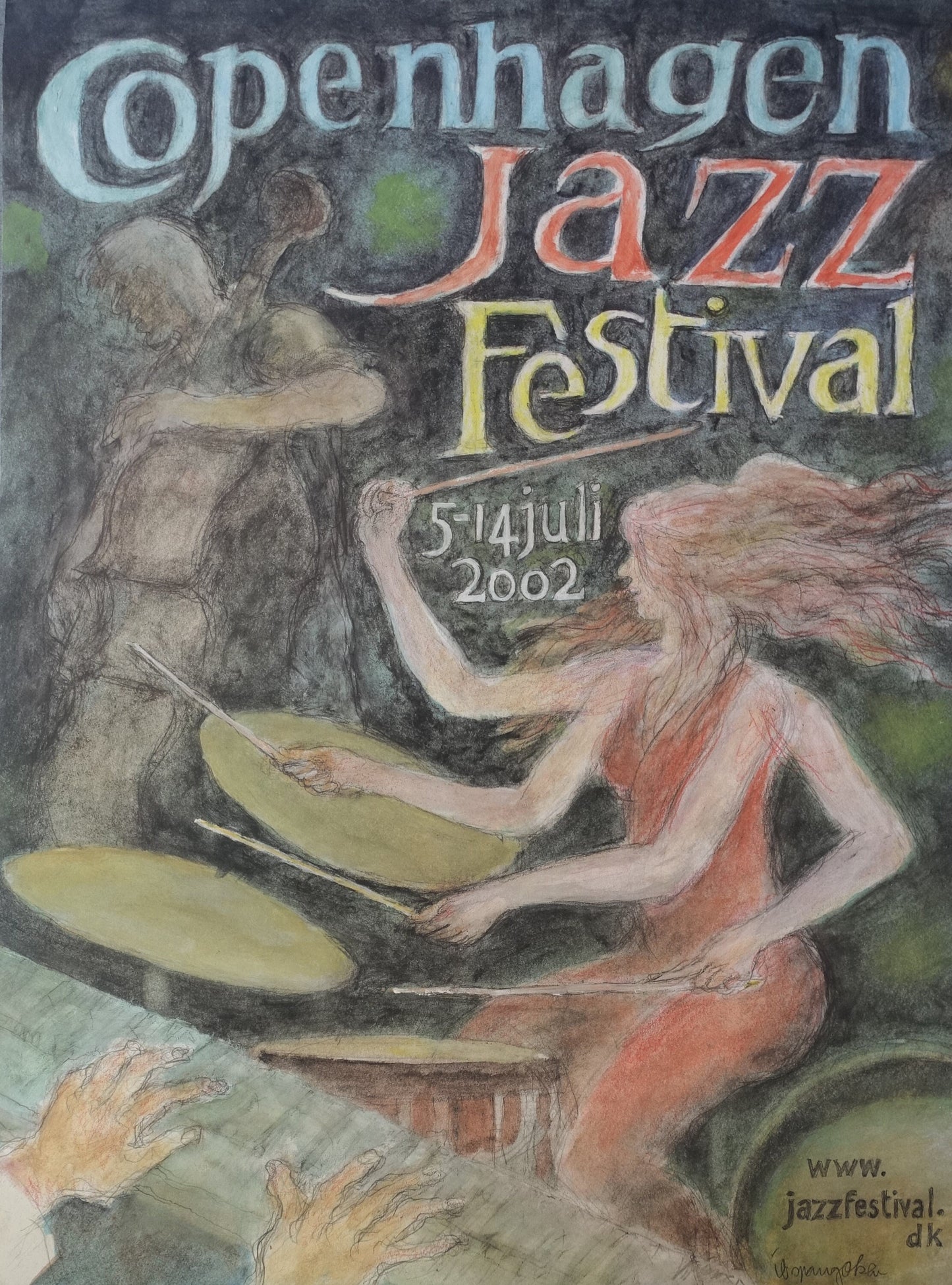 2002 Copenhagen Jazz Festival - Original Vintage Poster