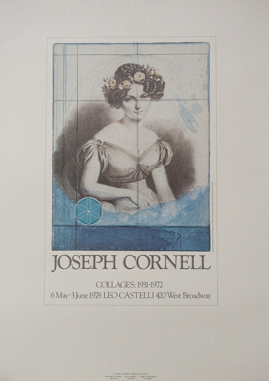 1978 Joseph Cornell Exhibition Poster New York - Original Vintage Poster