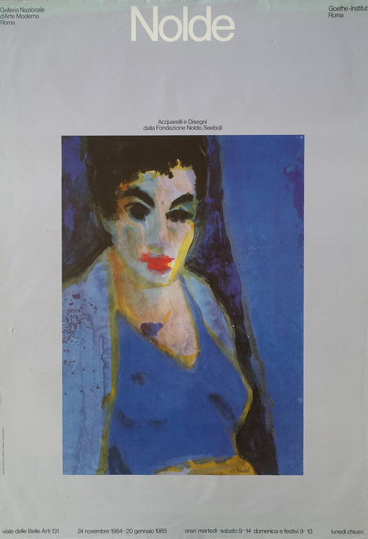 1984 Emil Nolde Galleria Natzionale d'Arte Moderna Roma - Original Vintage Poster