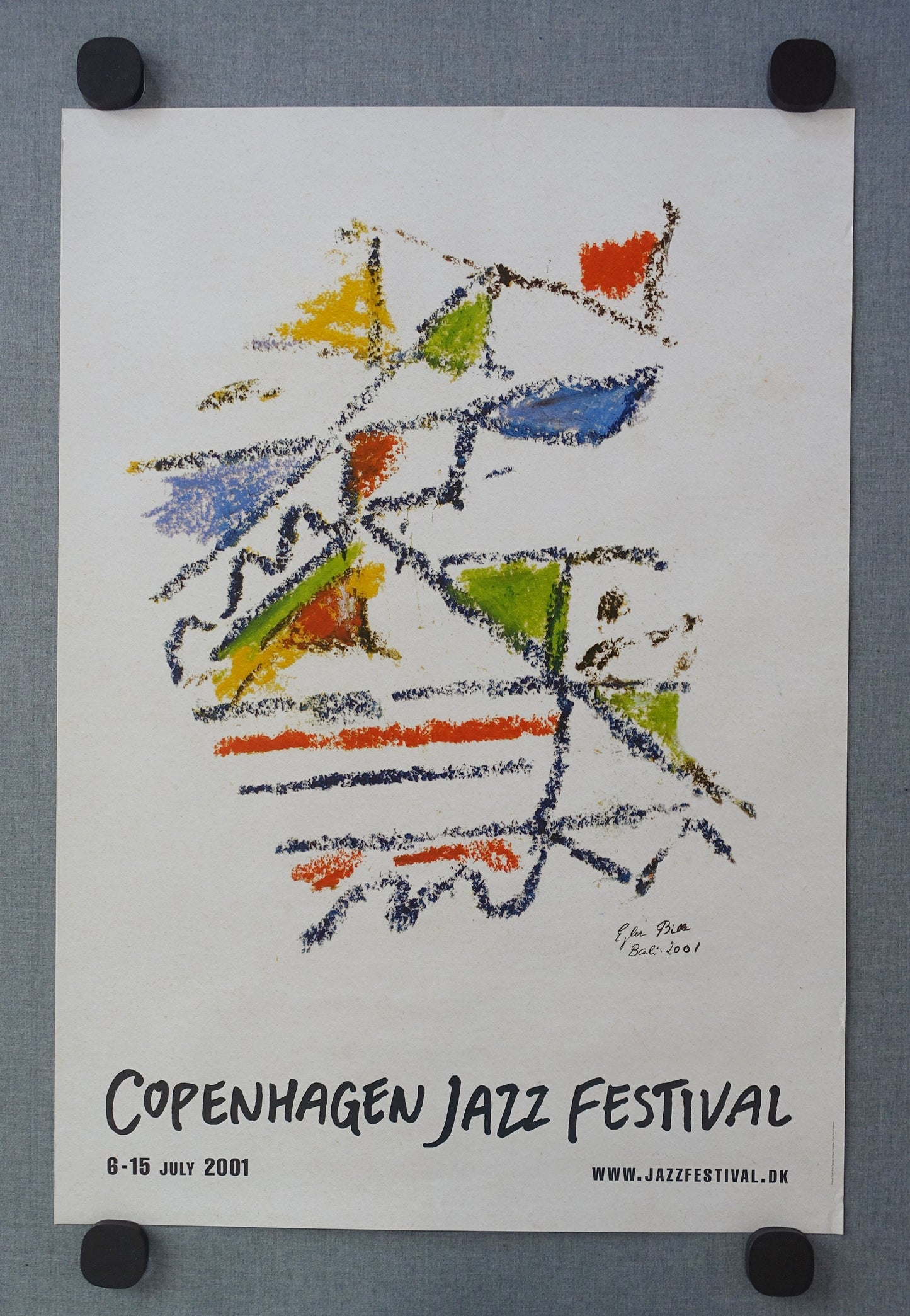 2001 Copenhagen Jazz Festival - Original Vintage Poster