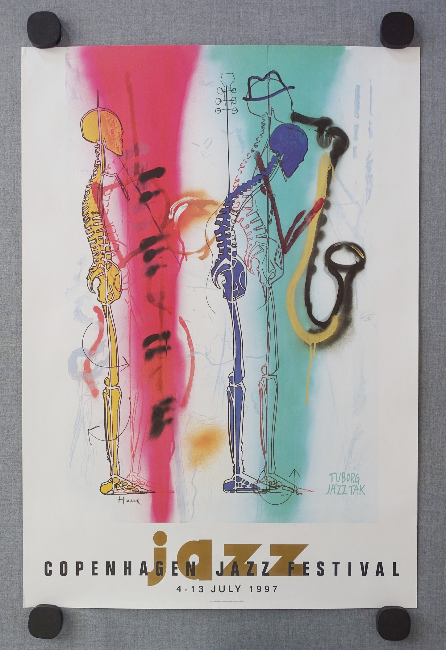 1997 Copenhagen Jazz Festival - Original Vintage Poster