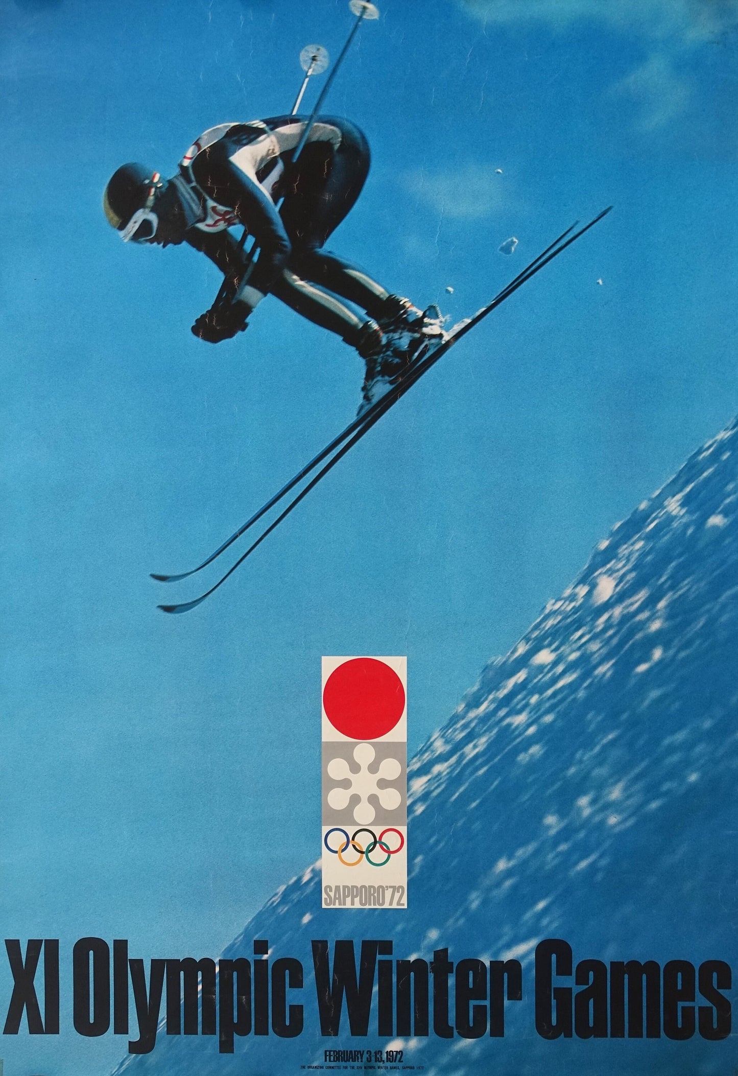 1972 Winter Olympics Japan - Original Vintage Poster