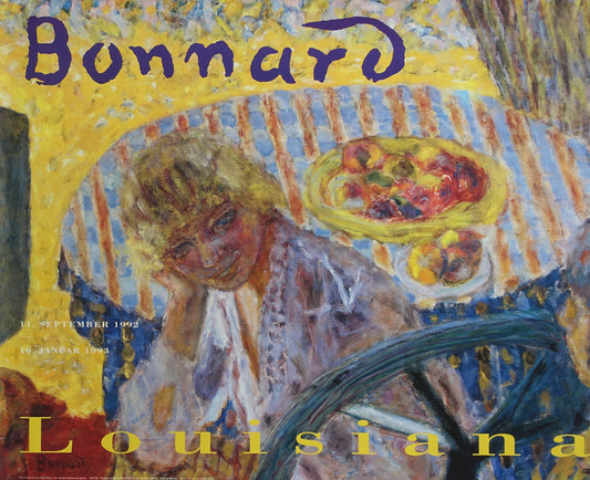 1993 Bonnard Exhibition Poster on Louisiana - Original Vintage Poster