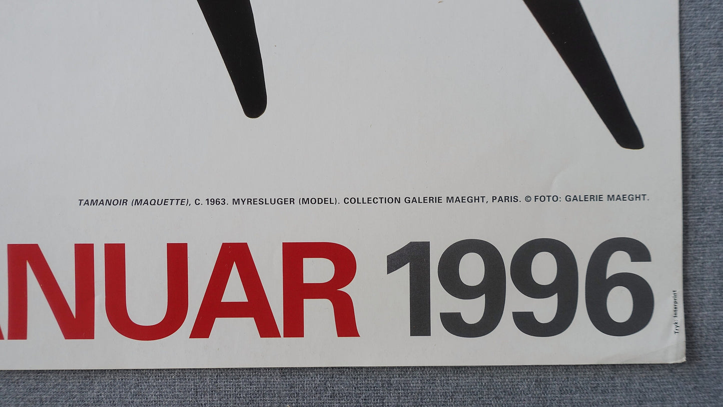 1995 Calder Exhibition Poster Louisiana - Original Vintage Poster