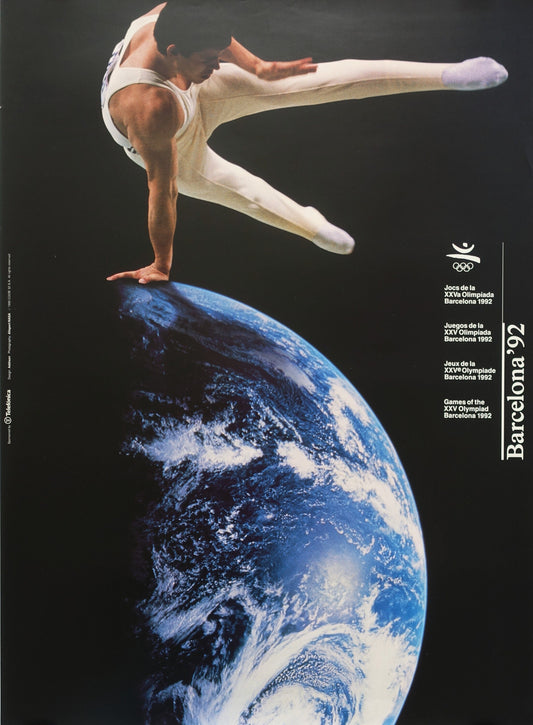 1992 Summer Olympic Games Artistic Gymnastics - Original Vintage Poster
