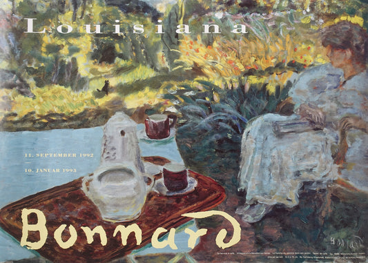 1992 Bonnard Exhibition Poster Louisiana II - Original Vintage Poster