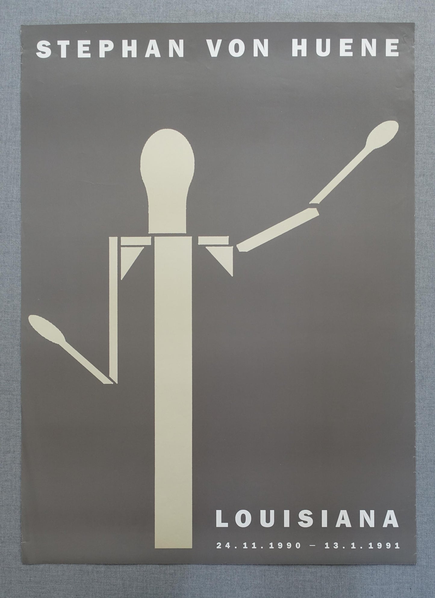 1991 Stephan von Juene at Louisiana Museum of Modern Art - Original Vintage Poster