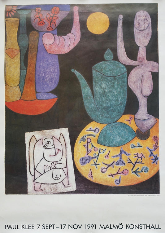 1991 Paul Klee Exhibition Poster Malmo Konsthall II - Original Vintage Poster