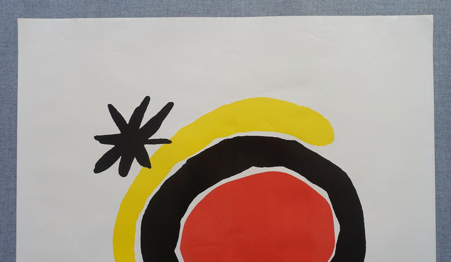 1984 Spain Travel Poster by Miro - Original Vintage Poster