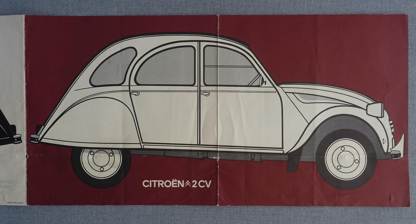 1983 2CV Citroen Advertisement - Original Vintage Poster