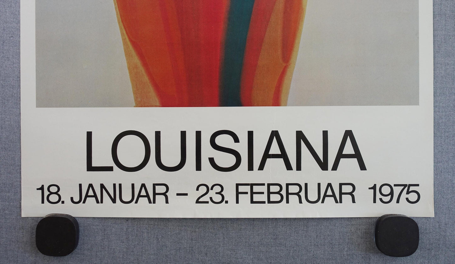 1975 Morris Louis on Louisiana Museum of Modern Art - Original Vintage Poster