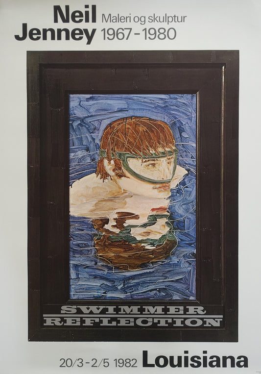 1982 Neil Jenney Exhibition Louisiana Poster - Original Vintage Poster